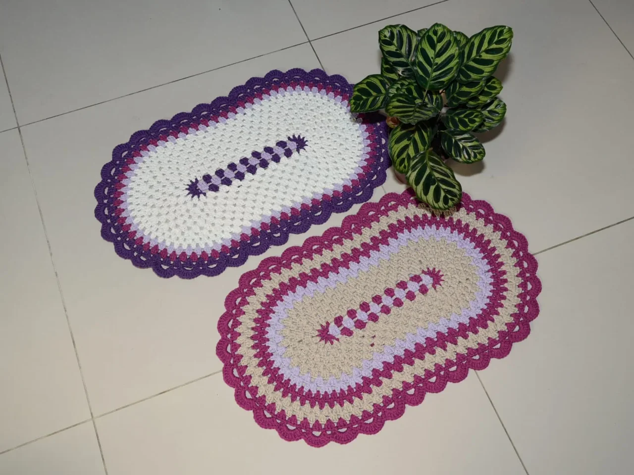 Peça artesanal de crochê 8