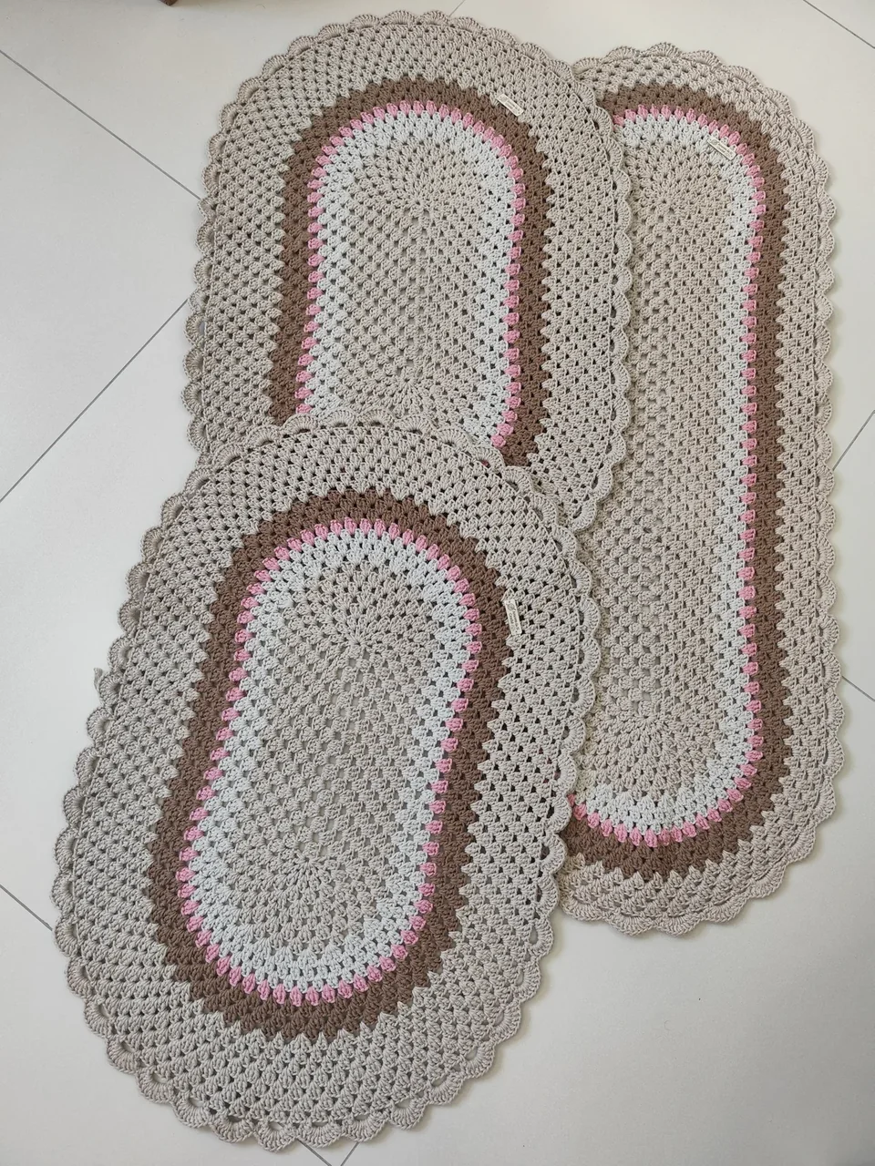 Peça artesanal de crochê 21